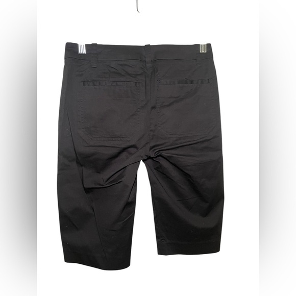Vince New NWT Black Cotton Coin Pocket Bermuda Shorts Size 00 - Picture 4 of 7